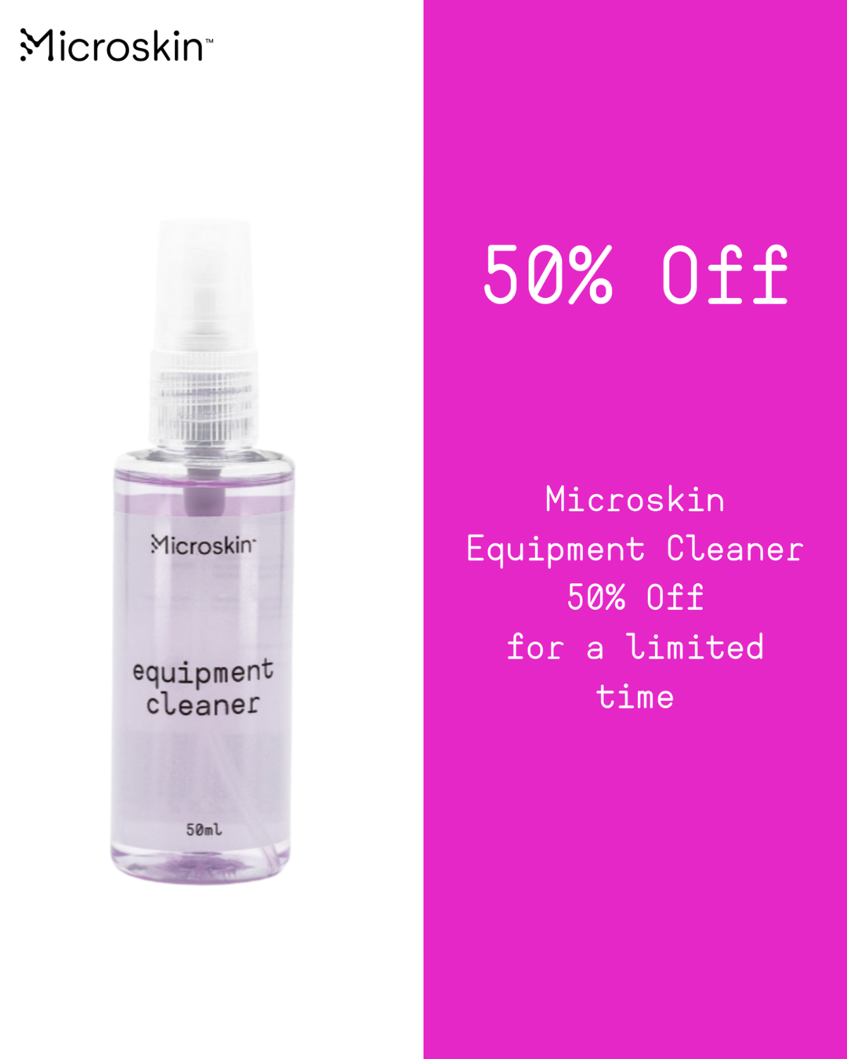 Equipment Cleaner - 50ml